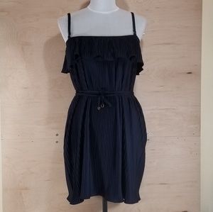 🦋Ark & Co Blue Pleated Dress Small